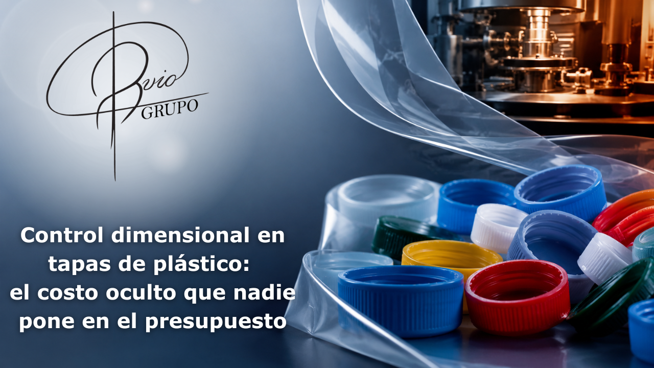 Control dimensional en tapas de plástico: el costo oculto que nadie pone en el presupuesto